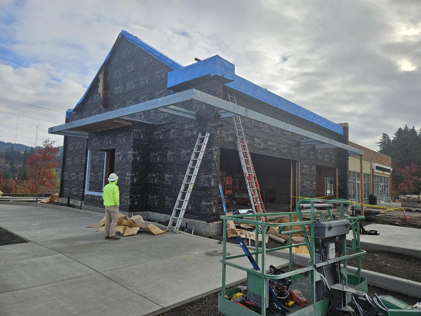 Commercial Starbucks Remodel Framing Beaverton OR